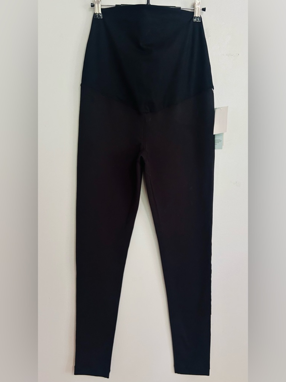 Zella Live In Maternity Leggings Black High Waist Yoga Studio Size S NWT